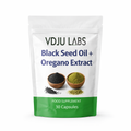 Black Seed Oil + Oregano Extract Food Supplement Capsules