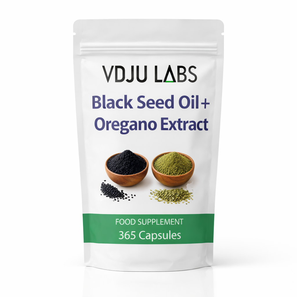 Black Seed Oil + Oregano Extract Food Supplement Capsules