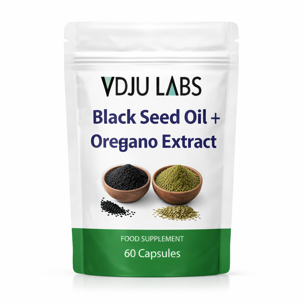 Black Seed Oil + Oregano Extract Food Supplement Capsules