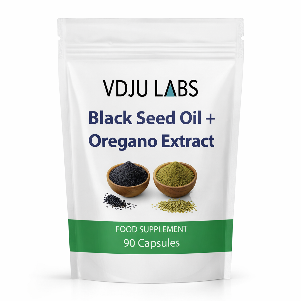 Black Seed Oil + Oregano Extract Food Supplement Capsules