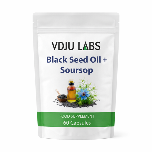 Black Seed Oil + Soursop Food Supplement Capsules