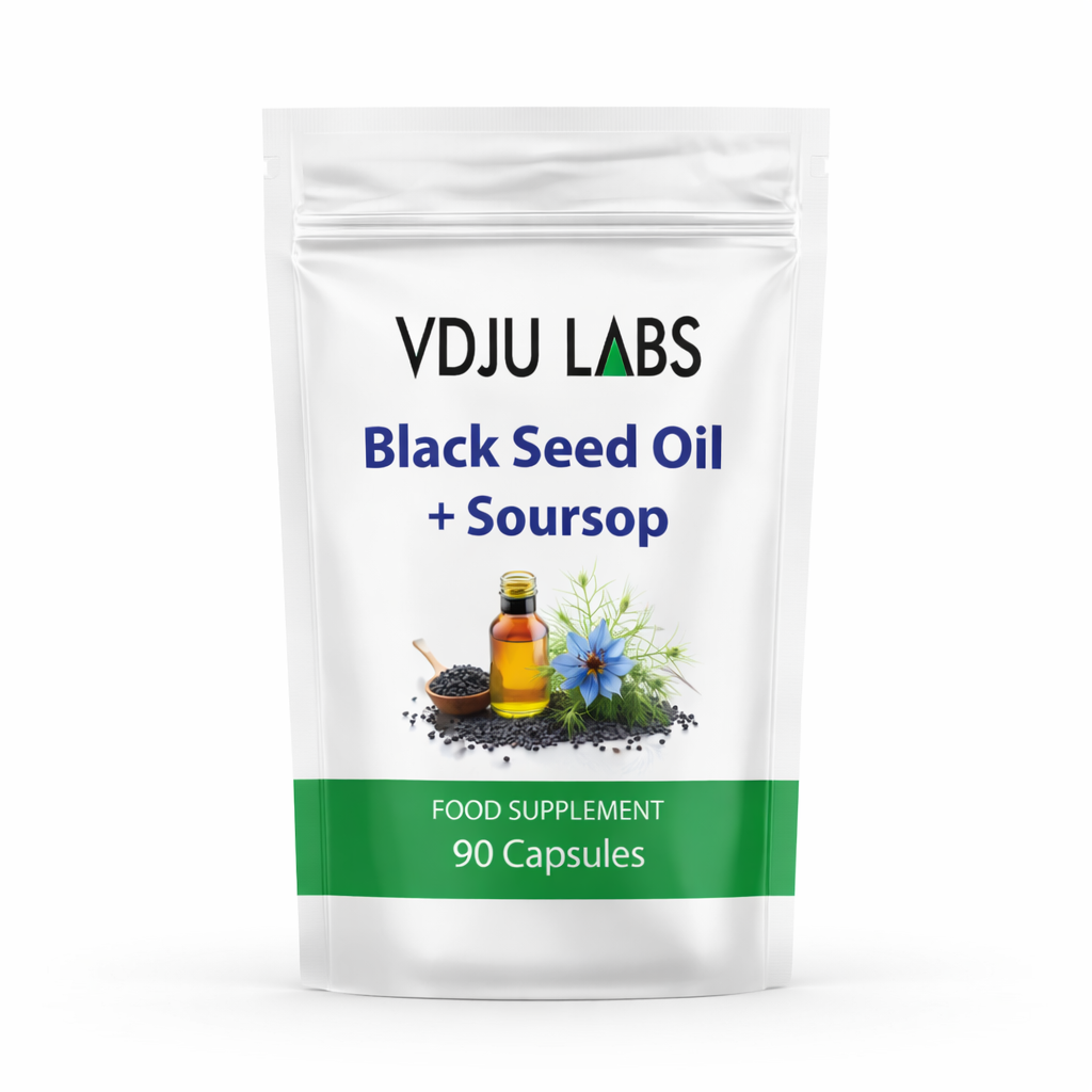 Black Seed Oil + Soursop Food Supplement Capsules
