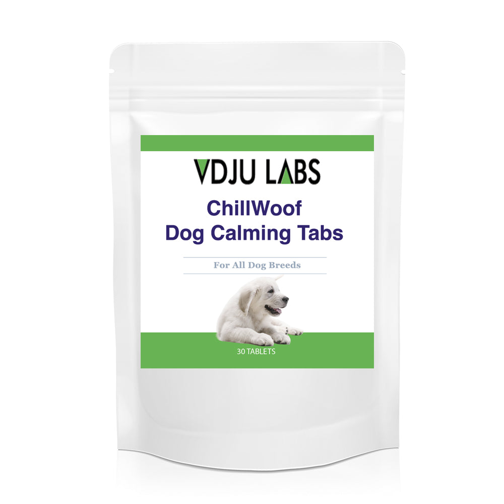 ChillWoof Dog Calming Tablets – Magnesium, Valerian & Chamomile