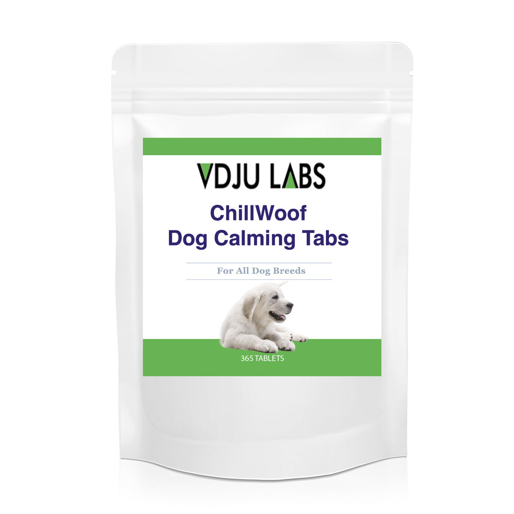 ChillWoof Dog Calming Tablets – Magnesium, Valerian & Chamomile
