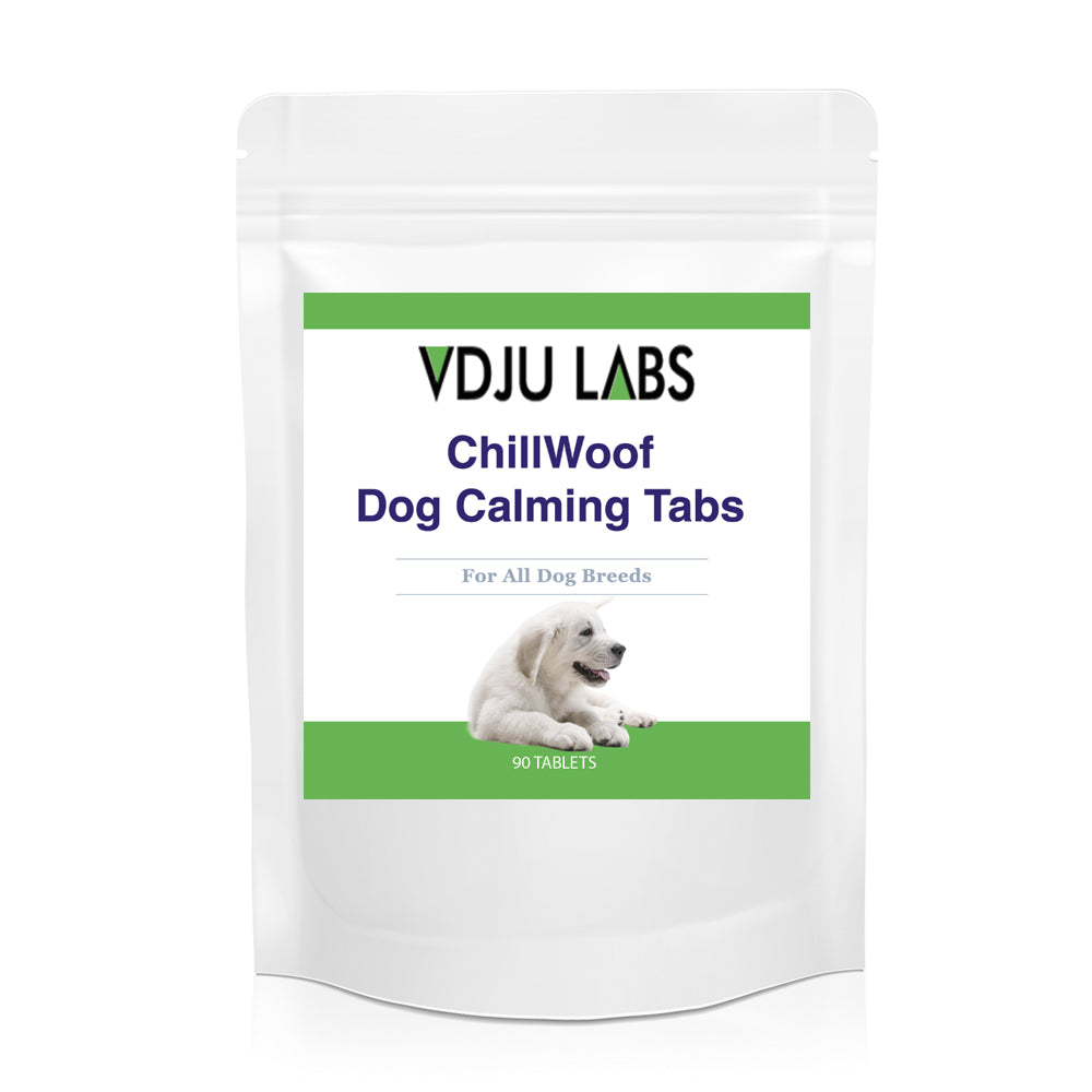 ChillWoof Dog Calming Tablets – Magnesium, Valerian & Chamomile