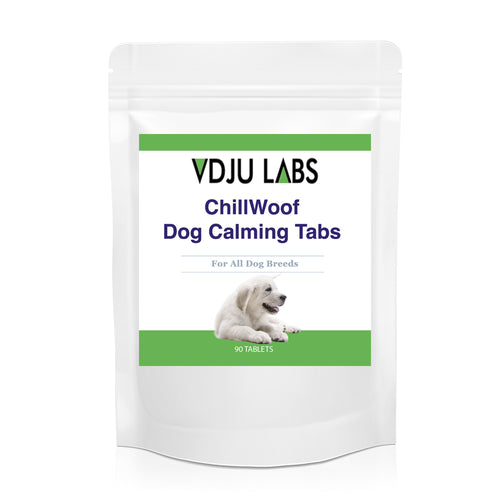 ChillWoof Dog Calming Tablets – Magnesium, Valerian & Chamomile