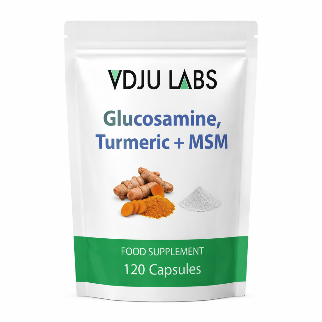 Glucosamine, Turmeric + MSM Food Supplement Capsules