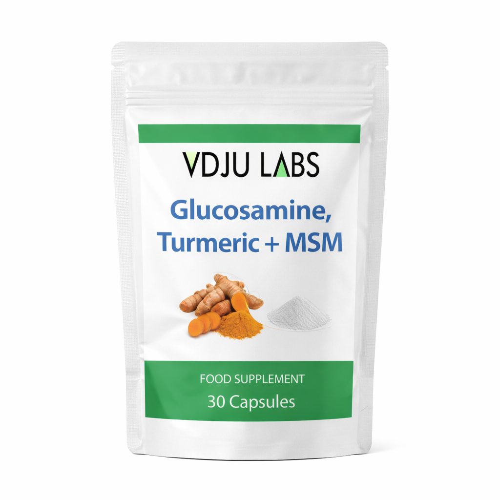 Glucosamine, Turmeric + MSM Food Supplement Capsules