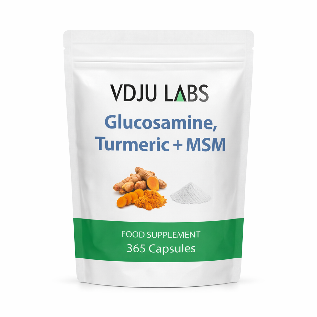 Glucosamine, Turmeric + MSM Food Supplement Capsules