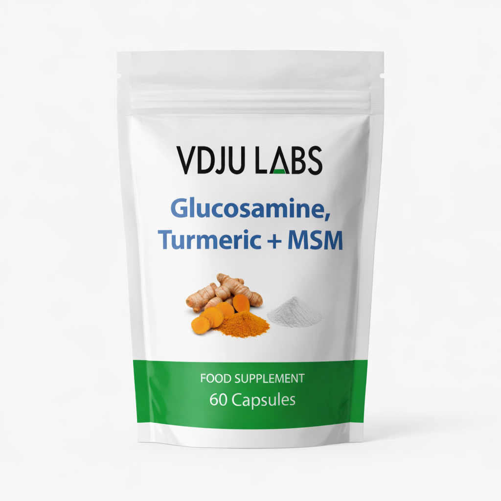 Glucosamine, Turmeric + MSM Food Supplement Capsules