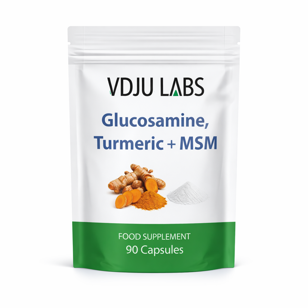 Glucosamine, Turmeric + MSM Food Supplement Capsules